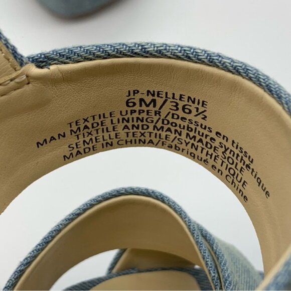 Jessica Simpson Nellenie Sandal in Denim Light Blue - Picture 13 of 14